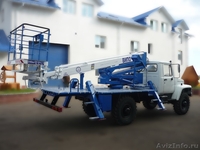 Вышка автомобильная. 19 м. Телескоп. На шасси ГАЗ-33081 Садко. - Изображение #2, Объявление #1310253
