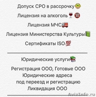 Регистрация ооо/ликвидация, готовые фирмы, лицензии мчс,фсб,сро - Изображение #2, Объявление #1488253