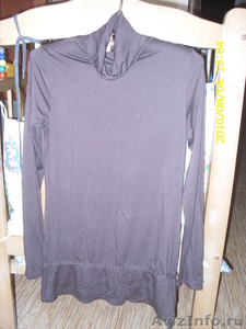 Продам блузку женскую удлинненную, цвет шоколад,размер 46-48 - Изображение #1, Объявление #62175