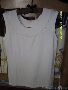Продам блузку женскую белого цвета новую - Изображение #1, Объявление #62124