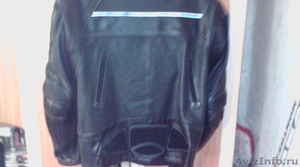 Продам куртку кожаную защитную для езды на мотоцикле мужскую - Изображение #2, Объявление #536913