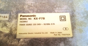 Японский телефон-факс «Panasonic kx-f7в». (Обмен рассматривается.)  - Изображение #3, Объявление #1650354