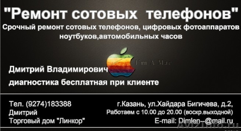 Ремонт сотовых телефонов-цифровых фотоаппаратов   ИП Васильев - Изображение #1, Объявление #485655