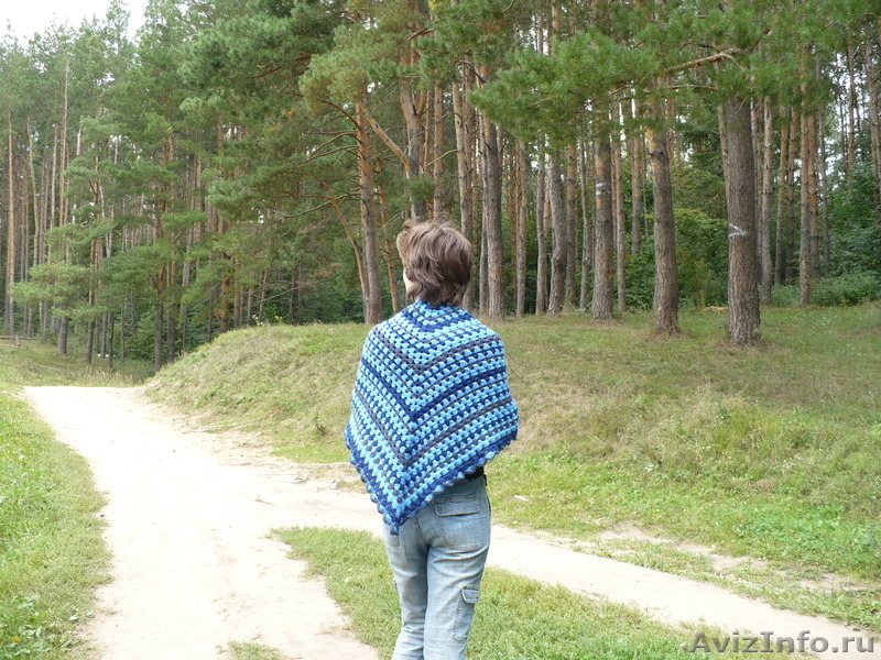 Уютная шаль ручной работы, подарки ручной работы - Изображение #1, Объявление #949856