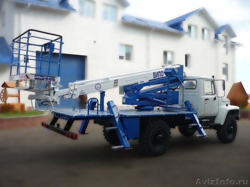 Вышка автомобильная. 19 м. Телескоп. На шасси ГАЗ-33081 Садко. - Изображение #2, Объявление #1310253